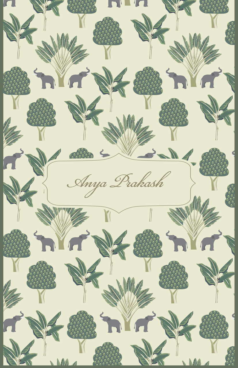 Large Notepads - Elephant - Cream