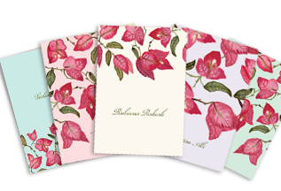 Mini Notepads - Bougainvillea