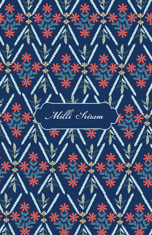 Large Notepads - Bloom - Navy