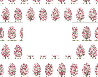 Flat Note Cards Envelope (5.5" x 4.4") - Tree in Bloom