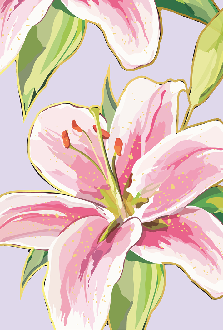 Amore - Gilded Lilies – Paper Design Co