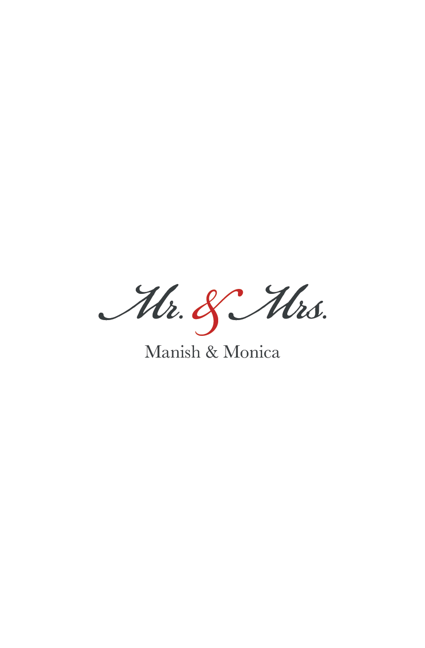 Large Notepads - Mr. & Mrs.