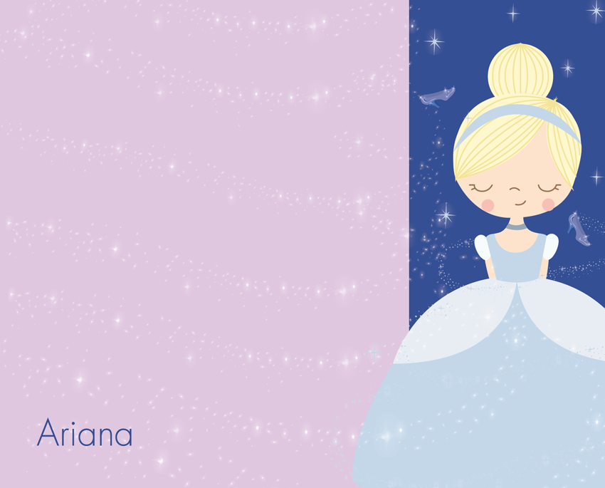 Flat Note Cards - Princess Midnight