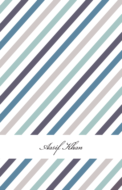 Large Notepads - Slanty Stripes