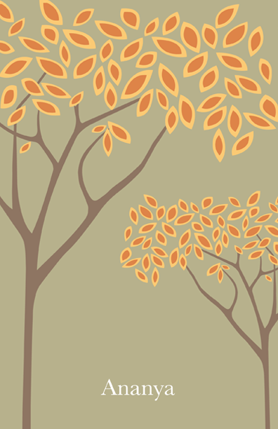 Large Notepads - Autumn Branch