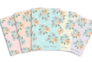 Mini Notepads - Pastel Flora