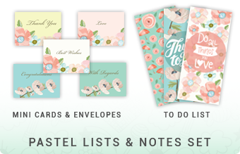 Pastel Lists & Notes Set