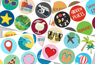 Travel Stickers - Essential (Set of 36)