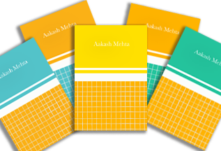 Mini Notepads - Squares Combo