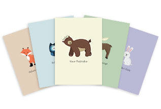 Mini Notepads - Winter Animals